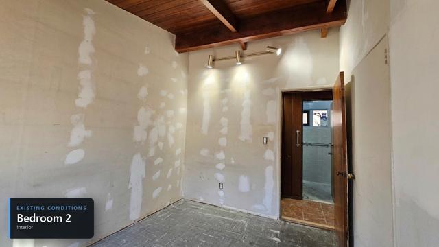 Existing home: Interior bedroom 2